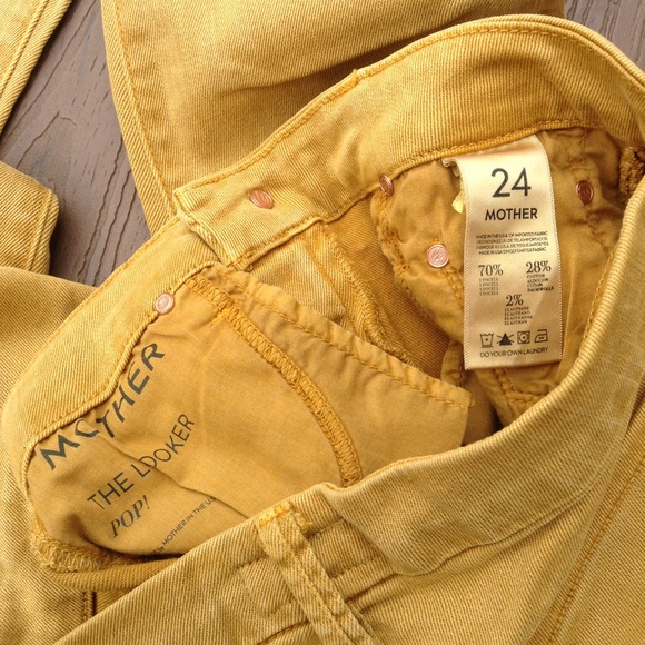 MOTHER the looker skinny pop goldfish jeans 24 - Picture 7 of 8